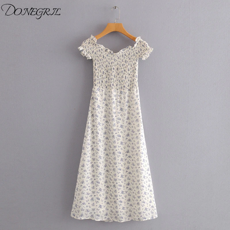 2020 New Women's Chiffon Purple Floral Print Long A-line Dress Slash Neck Stretch High Waist Female Beach Style Dress Vestido
2020 New Women's Chiffon Purple Floral Print Long A-line Dress Slash Neck Stretch High Waist Female Beach Style Dress Vestido