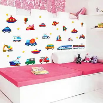 3D Cartoon Car Bus Pattern Wall Stickers Bedroom Mater Pvc Wall Decal Mural For Kids Decor Diy Rooms Poster Room Children's D0U9 
3D Cartoon Car Bus Pattern Wall Stickers Bedroom Mater Pvc Wall Decal Mural For Kids Decor Diy Rooms Poster Room Children's D0U9