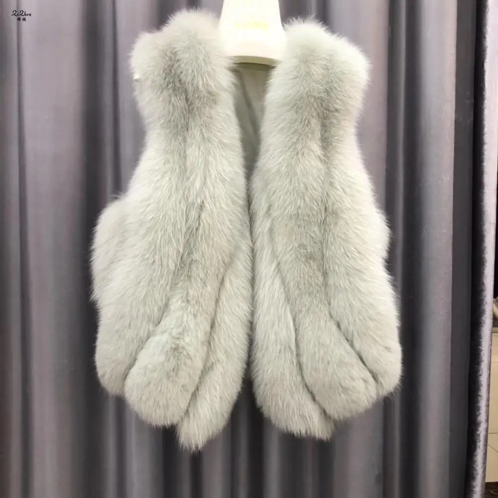 ZiZhen Vest Real Fox Fur V-Neck Solid Fur Strip Sewed Toghter Shorts Spring Autumn Winter Female Fur Coat Gilet 190807-1
ZiZhen Vest Real Fox Fur V-Neck Solid Fur Strip Sewed Toghter Shorts Spring Autumn Winter Female Fur Coat Gilet 190807-1