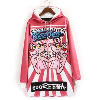 Vefadisa Autumn Cartoon Print Hooded Sweatshirt Pullovers Woman Long Sleeve Streetwear Sweatshirt Woman Loose 2019 QYF717
Vefadisa Autumn Cartoon Print Hooded Sweatshirt Pullovers Woman Long Sleeve Streetwear Sweatshirt Woman Loose 2019 QYF717