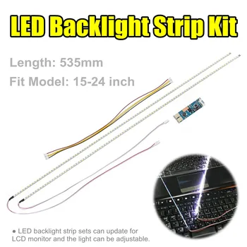 535mm LED Backlight Strip Kit Update For 15-24 inch CCFL LCD Laptop Screen Monitor Dimmable LED Strip Light Lamp Bar Accessories
535mm LED Backlight Strip Kit Update For 15-24 inch CCFL LCD Laptop Screen Monitor Dimmable LED Strip Light Lamp Bar Accessories