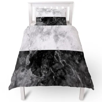 White Black Marble Natural Duvet Cover Pillow Case Quilt Cover Set Bedclothes Single Bedding Sets For Bed
White Black Marble Natural Duvet Cover Pillow Case Quilt Cover Set Bedclothes Single Bedding Sets For Bed