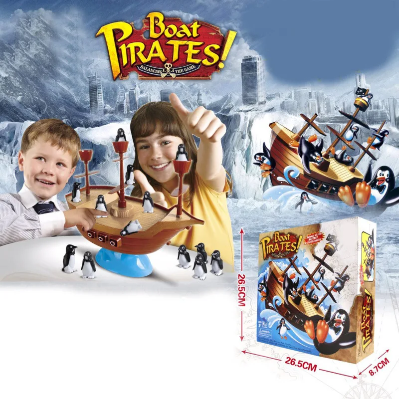 Balance Penguin Pirate Ship Fun Thrilling Parent And Child Interactive Intelligence Game ENLIGHTEN Children Board Game Education
Balance Penguin Pirate Ship Fun Thrilling Parent And Child Interactive Intelligence Game ENLIGHTEN Children Board Game Education