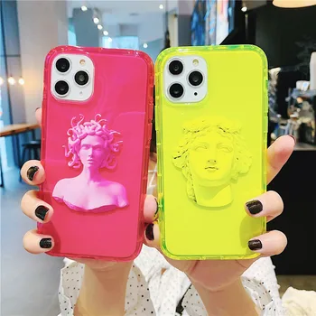 Fashion Fluorescent Art David Statue Phone Case for Samsung A50 A70 A51 A71 S20 S9 S10 Note10 Plus Transparent Soft Cover Cases
Fashion Fluorescent Art David Statue Phone Case for Samsung A50 A70 A51 A71 S20 S9 S10 Note10 Plus Transparent Soft Cover Cases