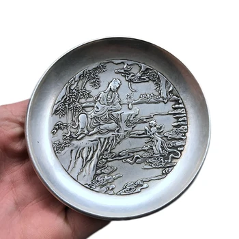 LAOJUNLU Imitation Antique Pure Copper Pen Wash Boys Worship Guanyin Carved White Copper Plate
LAOJUNLU Imitation Antique Pure Copper Pen Wash Boys Worship Guanyin Carved White Copper Plate