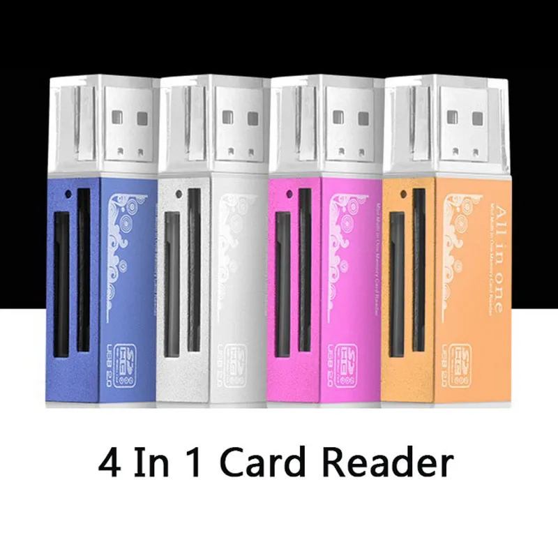 

Multi All in 1 Micro USB 2.0 Memory Card Reader Adapter for Micro SD SDHC TF M2 MMC MS PRO DUO Card Reader Hot-selling 2019