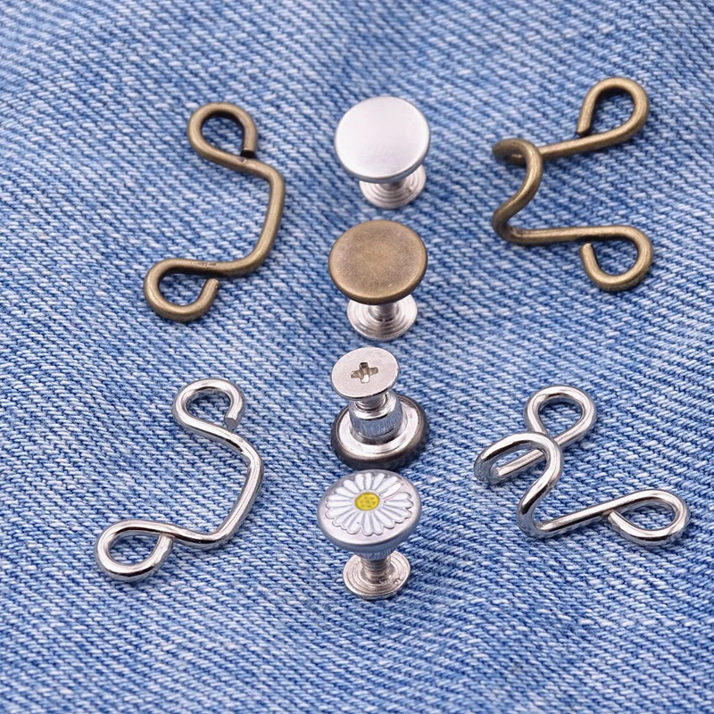 New Waist Button Waist Adjustment Button Detachable Button Jeans Waist Adjusting Buckle DIY Invisible Adjust Button No Nails
New Waist Button Waist Adjustment Button Detachable Button Jeans Waist Adjusting Buckle DIY Invisible Adjust Button No Nails
