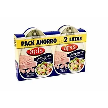 Magro de cerdo pack ahorro 2 latas 200 g
Magro de cerdo pack ahorro 2 latas 200 g