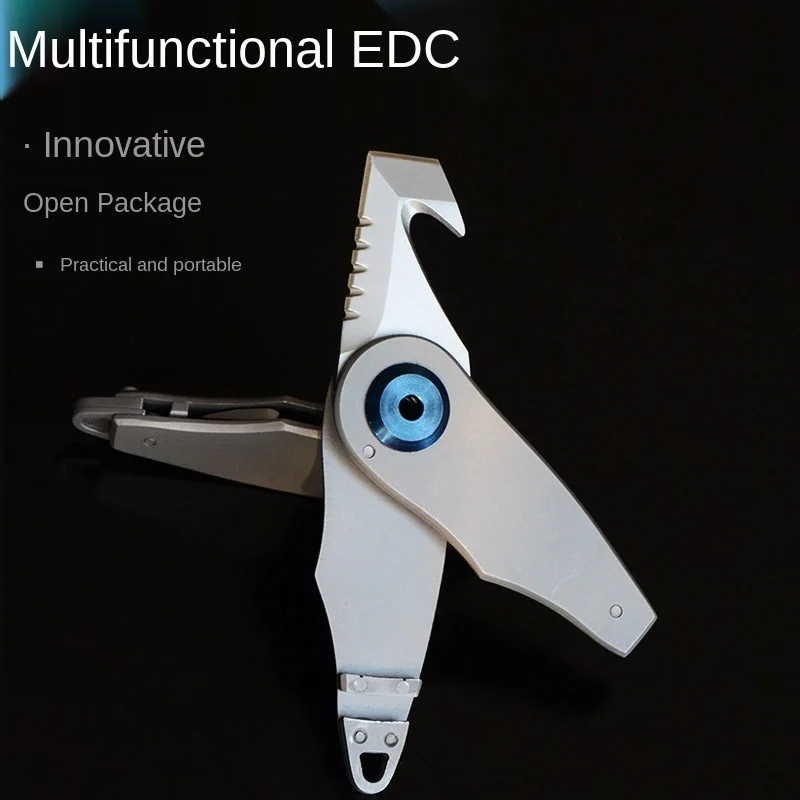 New Creative Rotational Knife Mini Folding Knife EDC Portable Tool Knife Multi-functional Outdoor All-steel Size Type Origin
New Creative Rotational Knife Mini Folding Knife EDC Portable Tool Knife Multi-functional Outdoor All-steel Size Type Origin