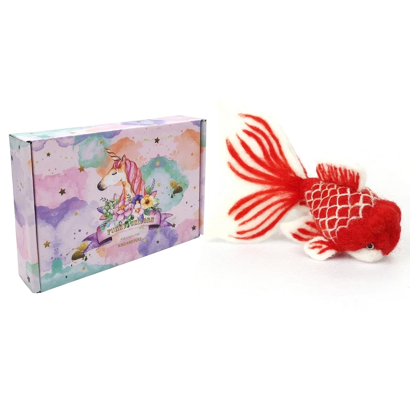 Needle Felting Kit Goldfish for Beginners, Felting Needles, Finger Guards, Felting Mat, DIY Felting Craft Set with Gift Box
Needle Felting Kit Goldfish for Beginners, Felting Needles, Finger Guards, Felting Mat, DIY Felting Craft Set with Gift Box