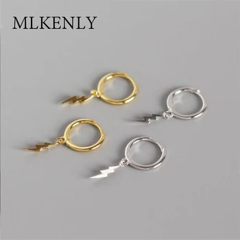 MLKENLY Fashion Element Earrings 925 Sterling Silver Minimalist Lightning Pendant Stud Earrings for Women oorbellen brincos
MLKENLY Fashion Element Earrings 925 Sterling Silver Minimalist Lightning Pendant Stud Earrings for Women oorbellen brincos
