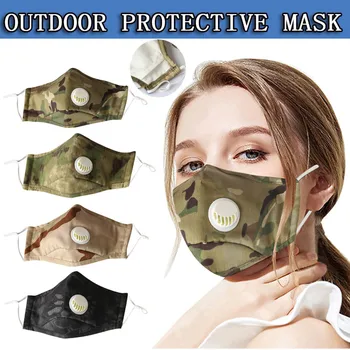Unisex Face Masks For Women Men Anti-fog Dust Breathable Camouflage PM2.5 Filter Mouth Mask Cover With Breathing Valve
Unisex Face Masks For Women Men Anti-fog Dust Breathable Camouflage PM2.5 Filter Mouth Mask Cover With Breathing Valve