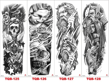 TQB125-140 Waterdecal Tattoo Sticker Full Arm Large Skull Old School Tatoo Stickers Flash Fake Tattoos
TQB125-140 Waterdecal Tattoo Sticker Full Arm Large Skull Old School Tatoo Stickers Flash Fake Tattoos
