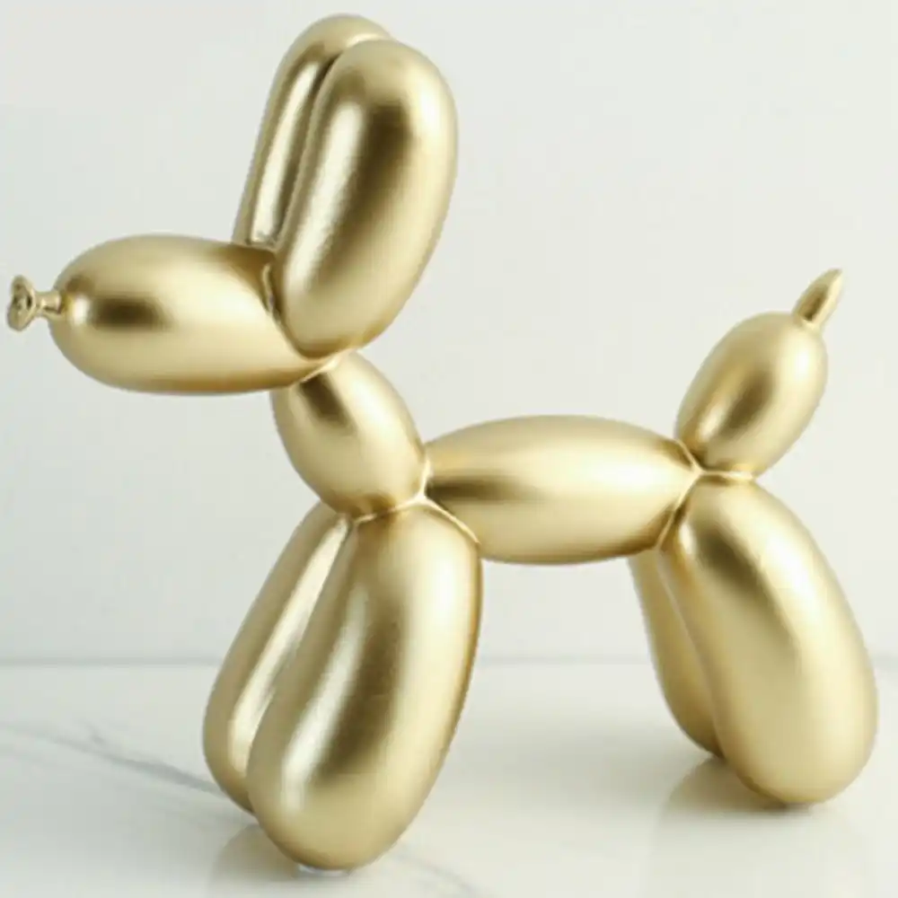 stylish simplicity small balloon dog cute resin crafts gift cake