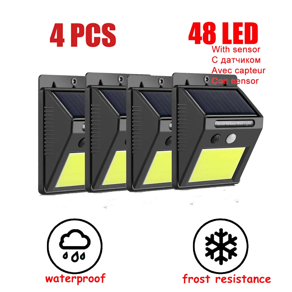 1-4PCS PIR Solar Powered Outdoor Motion Sensor Security 100/30LED Light Ip65 Waterproof & Heatproof Garden Wall Lighting Lamp (B
1-4PCS PIR Solar Powered Outdoor Motion Sensor Security 100/30LED Light Ip65 Waterproof & Heatproof Garden Wall Lighting Lamp (B