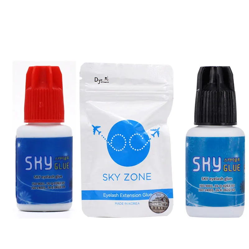 10 bottles 1-2s Fastest Dry Korea Sky Zone Glue S+ for Eyelash Extensions Most Powerful Adhesive,5ml Black/Red Cap Lashes Glue
10 bottles 1-2s Fastest Dry Korea Sky Zone Glue S+ for Eyelash Extensions Most Powerful Adhesive,5ml Black/Red Cap Lashes Glue