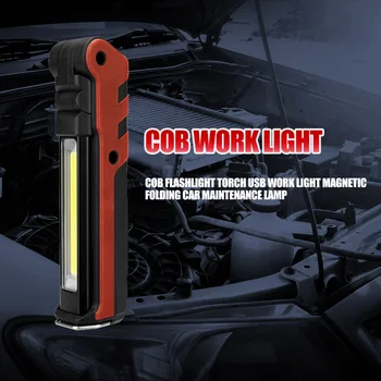COB Flashlight Torch USB Work Light Magnetic Foldable Car Maintenance Lamp Folding Flashlight Portable Maintenance LED
COB Flashlight Torch USB Work Light Magnetic Foldable Car Maintenance Lamp Folding Flashlight Portable Maintenance LED