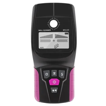 WS120 Handheld Professional Digital Wall Metal Scanner Wall Detector Metal Wood Cable Wire Studs Pipe Finder Scanner AC Voltage
WS120 Handheld Professional Digital Wall Metal Scanner Wall Detector Metal Wood Cable Wire Studs Pipe Finder Scanner AC Voltage