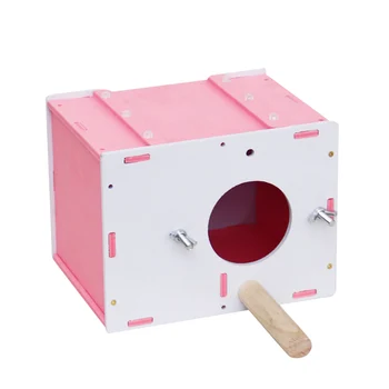 Wood Bird Nesting Box Budgie Parakeet Breeding Box Birdhouse With Perch For Parakeets Lovebirds Cockatiel Parrots Birds
Wood Bird Nesting Box Budgie Parakeet Breeding Box Birdhouse With Perch For Parakeets Lovebirds Cockatiel Parrots Birds