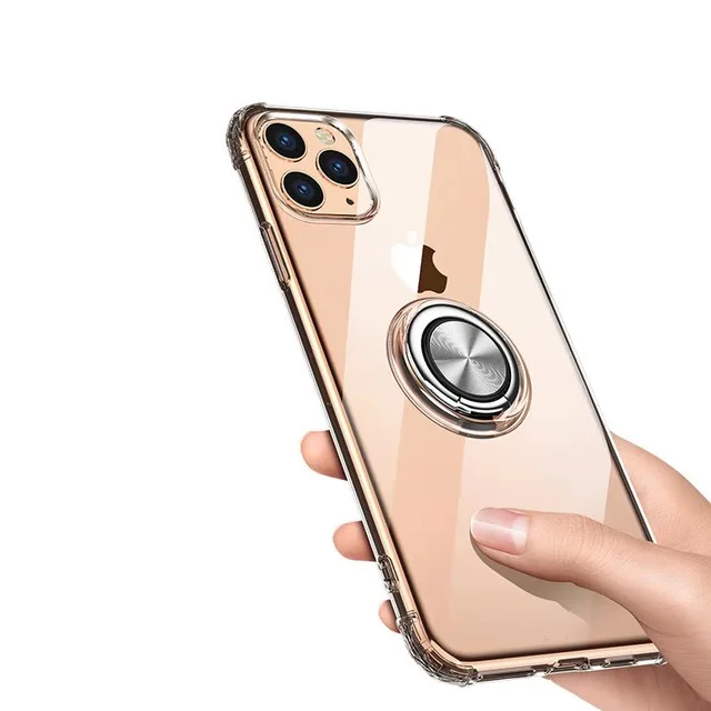 For iPhone 11 Case , Clear Crystal Body Anti-Scratch Shockproof Case with 360° Rotation Ring Kickstand for iPhone 11 Pro max
For iPhone 11 Case , Clear Crystal Body Anti-Scratch Shockproof Case with 360° Rotation Ring Kickstand for iPhone 11 Pro max