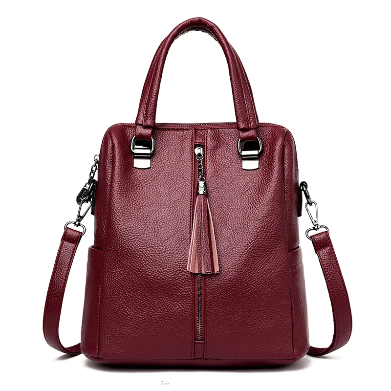 Backpacks For Women Stylish Simple Style Leather Material Soft And Comfortable Shopping Large Capacity Backpack
Backpacks For Women Stylish Simple Style Leather Material Soft And Comfortable Shopping Large Capacity Backpack