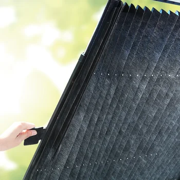 1 Pc High Quality Aluminium Polyseter Woven Fabric Car Retractable Curtain Anti-UV Protection Front Windshield Sun Visor Shading
1 Pc High Quality Aluminium Polyseter Woven Fabric Car Retractable Curtain Anti-UV Protection Front Windshield Sun Visor Shading
