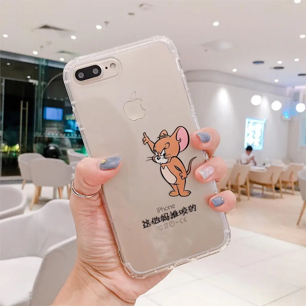 Cartoon Cute angry mouse cat Print Soft TPU Cases For iPhone8 6S 7Plus Matte Back Coque For iPhone X 11 Pro XS Max XR Phone Case
Cartoon Cute angry mouse cat Print Soft TPU Cases For iPhone8 6S 7Plus Matte Back Coque For iPhone X 11 Pro XS Max XR Phone Case