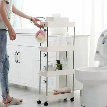 Plastic 2/3/4 Layer Movable Interspace Storage Rack Refrigerator Space Rack with Roller Shelves Kitchen Bathroom Strollers *
Plastic 2/3/4 Layer Movable Interspace Storage Rack Refrigerator Space Rack with Roller Shelves Kitchen Bathroom Strollers *