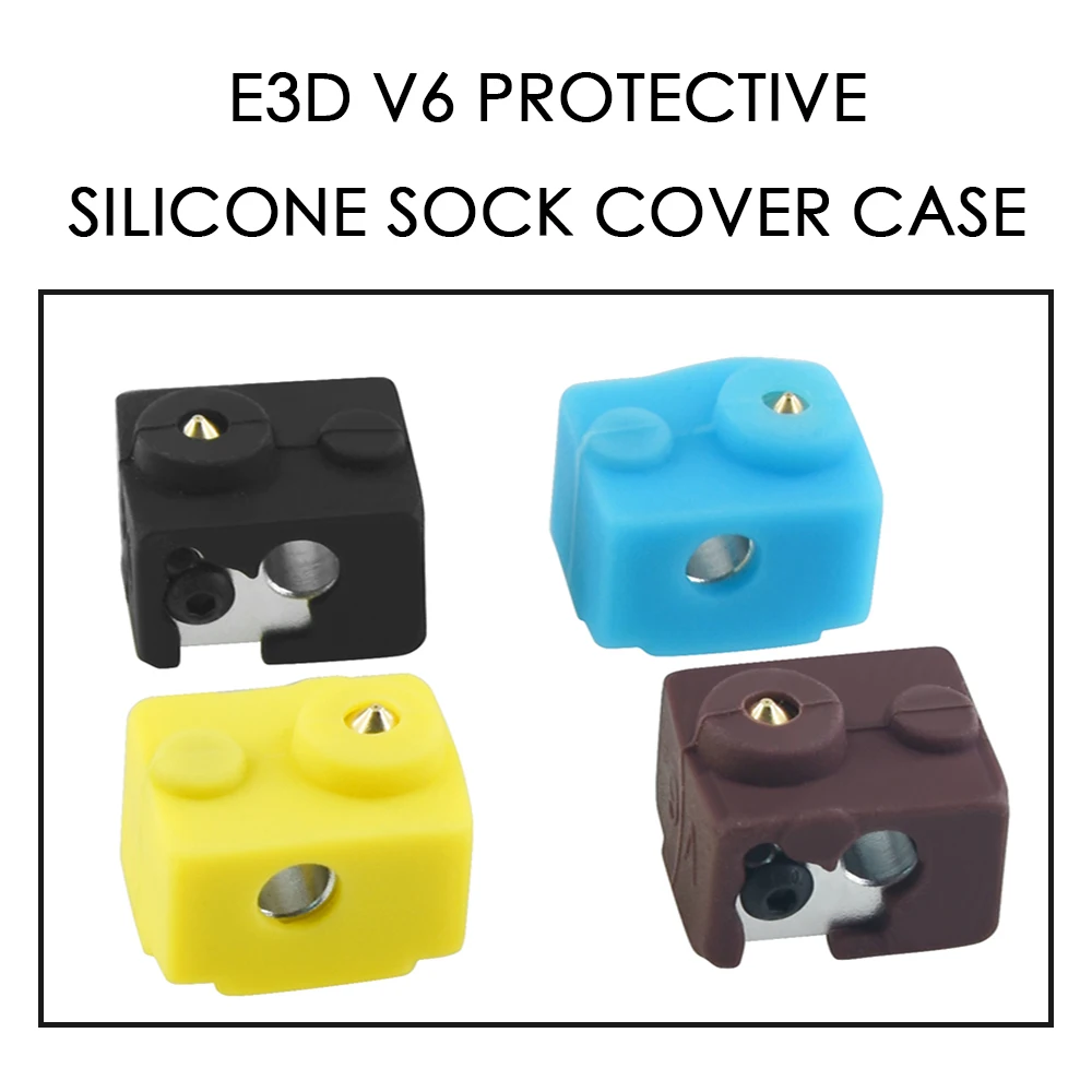 Новый защитный силиконовый чехол для E3D V6 с подогревом блок теплый Reprap 3D части