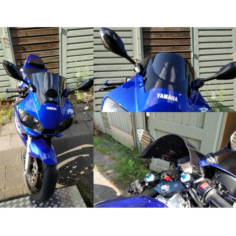 Ветровое стекло для Yamaha YF R6 600 синие черные ветряные дефлекторы ветровое 1998 2000 2001