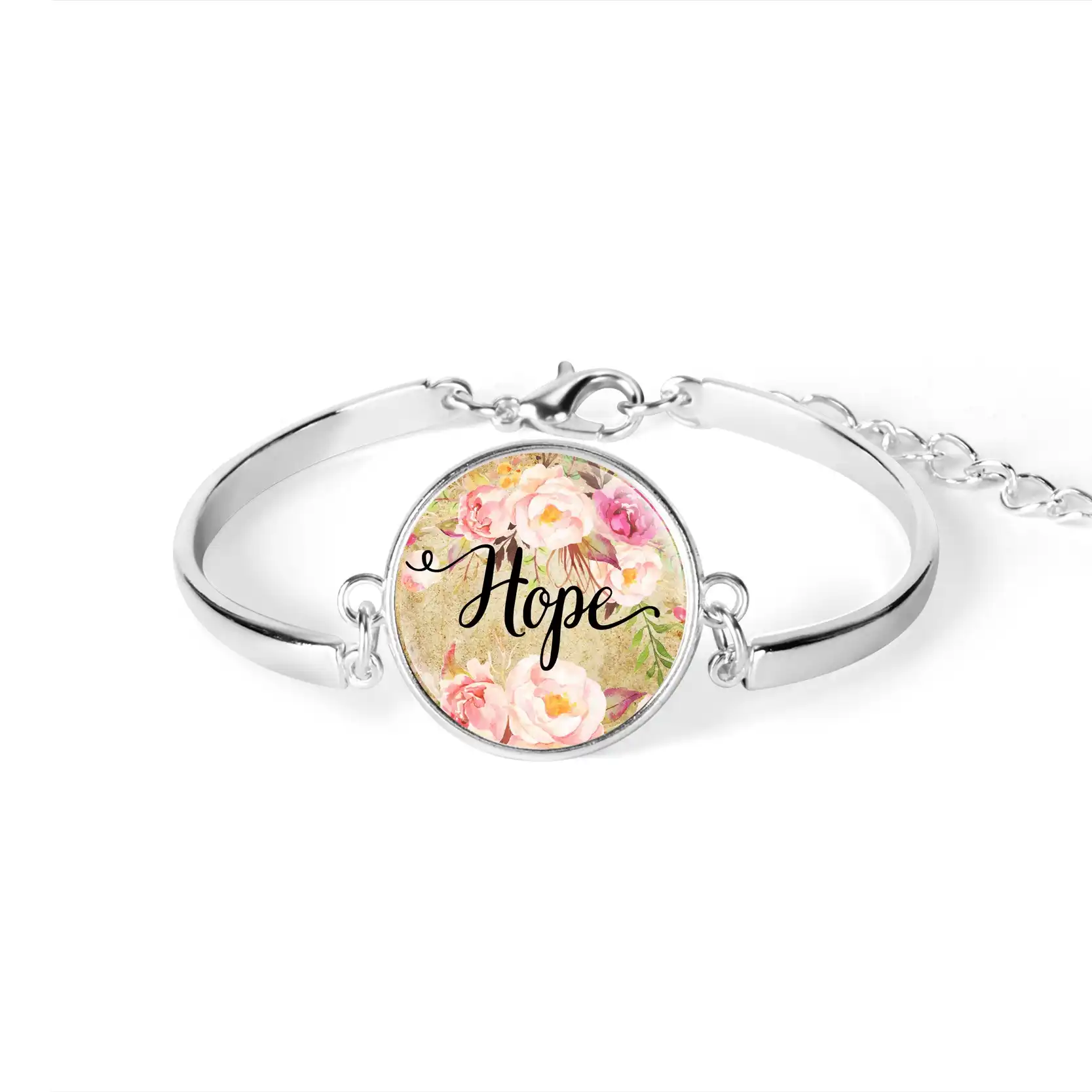 handmade bible verse bracelet faith,dream,love,hope,believe,art