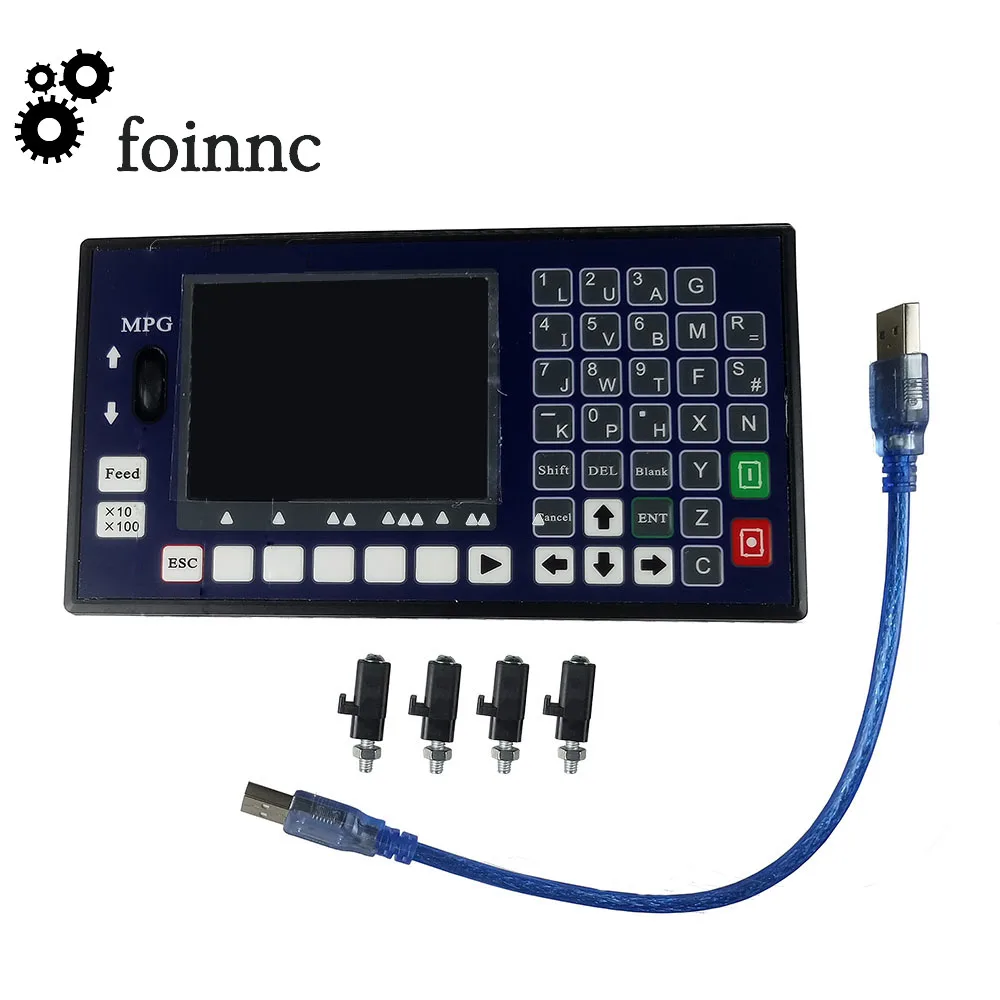 4 axis CNC controller TC5540H 400KHz USB Stick G code Spindle Control MPG Tool Setting Support Servo & Stepper Motor
4 axis CNC controller TC5540H 400KHz USB Stick G code Spindle Control MPG Tool Setting Support Servo & Stepper Motor