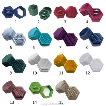 Velvet Double Ring Box Hexagon Wedding Ceremony Ring Box with Detachable Lid Au06 20 Dropship
Velvet Double Ring Box Hexagon Wedding Ceremony Ring Box with Detachable Lid Au06 20 Dropship