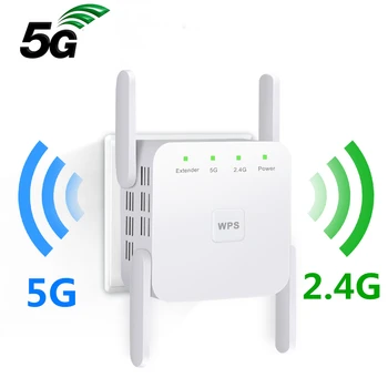 5GHz Wifi Repeater Wireless WiFi Extender 1200Mbps Repiter WiFi Signal Amplifier Wi-Fi Long Range Booster AC 2.4G 5G Ultraboost
5GHz Wifi Repeater Wireless WiFi Extender 1200Mbps Repiter WiFi Signal Amplifier Wi-Fi Long Range Booster AC 2.4G 5G Ultraboost
