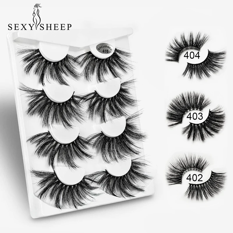 SEXYSHEEP 4Pairs 25mm 3D Eyelashes Fake Lashes Long Makeup 3D Faux Mink Lashes Eyelash Extension Mink Eyelashes For Beauty
SEXYSHEEP 4Pairs 25mm 3D Eyelashes Fake Lashes Long Makeup 3D Faux Mink Lashes Eyelash Extension Mink Eyelashes For Beauty