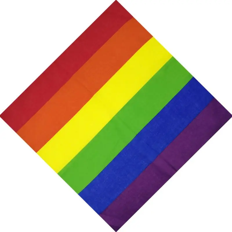 Festival Rainbow Colorful Seven Stripes 55x55CM Unisex Cotton Pocket Square Scarf Headband Bandana Gay Parade Wristband Neck Tie
Festival Rainbow Colorful Seven Stripes 55x55CM Unisex Cotton Pocket Square Scarf Headband Bandana Gay Parade Wristband Neck Tie
