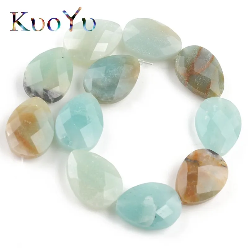 13X18mm натуральный драгоценный камень бусы из камня амазонита вода в форме капель