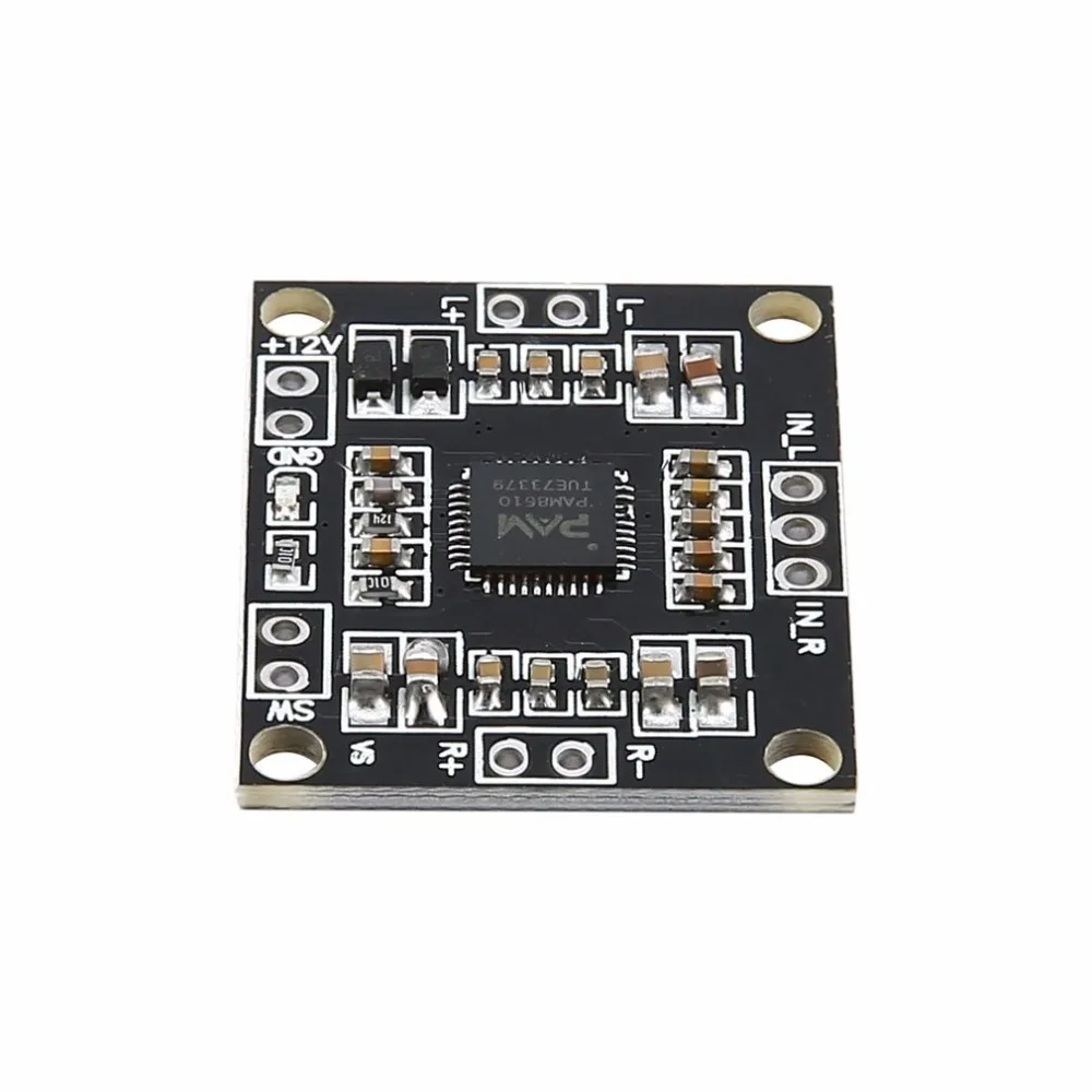 DC 12V PAM8610 Mini Class D Digital Power Amplifier Board 2 X15w Dual Channel Stereo Digital Amplifier Board
DC 12V PAM8610 Mini Class D Digital Power Amplifier Board 2 X15w Dual Channel Stereo Digital Amplifier Board
