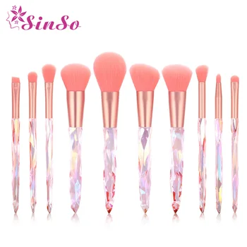 SinSo 5/10Pcs Crystal Makeup Brushes Set Professional Cosmetic Powder Foundation Eyeshadow Lip Eyebrow Blush Make up Brushes Kit
SinSo 5/10Pcs Crystal Makeup Brushes Set Professional Cosmetic Powder Foundation Eyeshadow Lip Eyebrow Blush Make up Brushes Kit