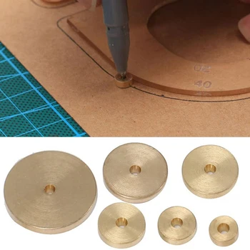 Leather Craft Tools 6 Pieces Leather Brass Space Set DIY Round Line Marking Hand Craft Tools
Leather Craft Tools 6 Pieces Leather Brass Space Set DIY Round Line Marking Hand Craft Tools