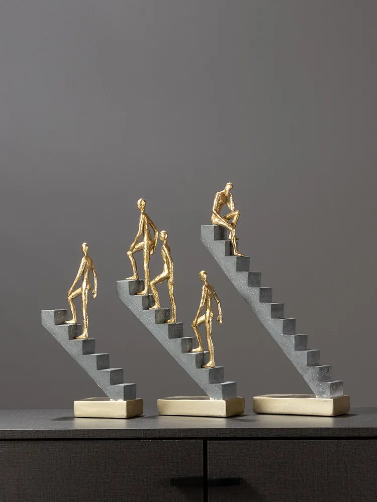 Nordic Luxury Abstract Stairs Character Resin Adornments Office Bookcase Sculpture Crafts Home Livingroom Table Furnishing Decor
Nordic Luxury Abstract Stairs Character Resin Adornments Office Bookcase Sculpture Crafts Home Livingroom Table Furnishing Decor
