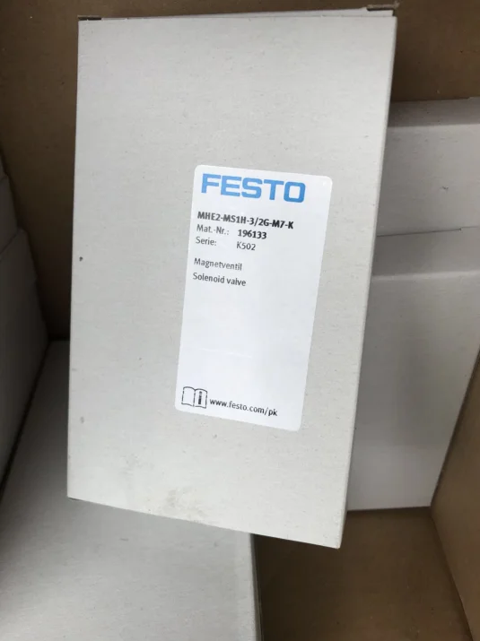 1PCS Festo MHE2-MS1H-3/2G-M7-K 196133 Solenoid Valve In Box -New | Безопасность и защита