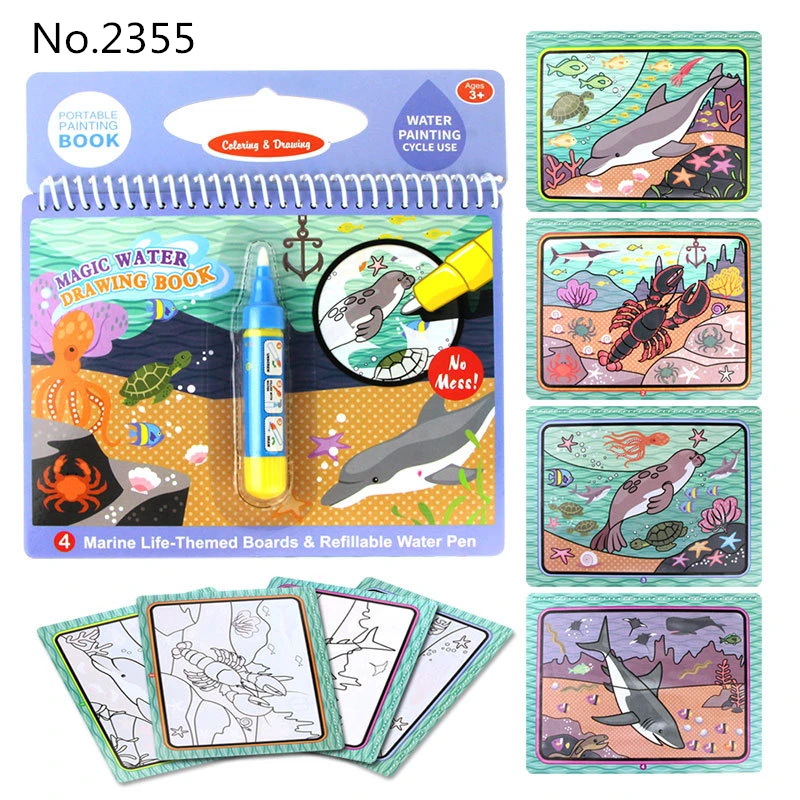Magic Water Drawing Book Marine And Animals Coloring Books Doodle & Magic Pen Painting Drawing Board Toys for Children Xmas Gift
Magic Water Drawing Book Marine And Animals Coloring Books Doodle & Magic Pen Painting Drawing Board Toys for Children Xmas Gift