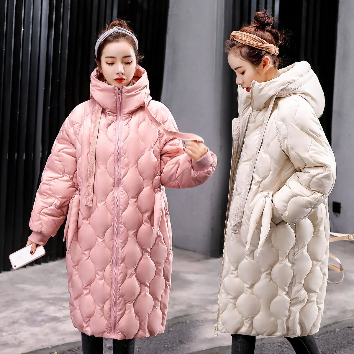 Cotton-padded Clothes 2018 Winter Trend Simple Hooded Slim Fit Slimming Versatile Long Sleeve Mid-length Zipper
Cotton-padded Clothes 2018 Winter Trend Simple Hooded Slim Fit Slimming Versatile Long Sleeve Mid-length Zipper