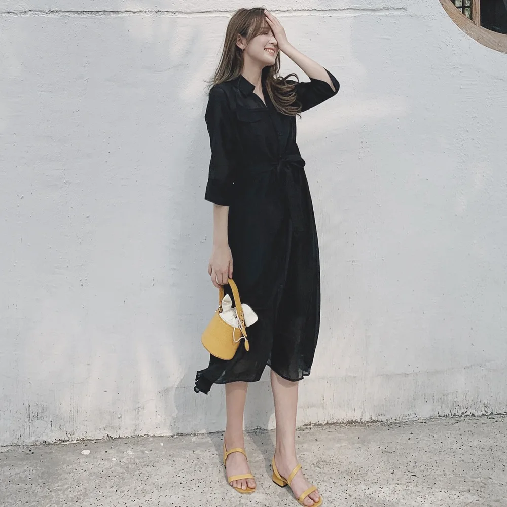 France Non-mainstream Two-Piece Skirt 2019 Summer New Style French Retro Laziness-Style Waist Hugging Shirt Dress Women's
France Non-mainstream Two-Piece Skirt 2019 Summer New Style French Retro Laziness-Style Waist Hugging Shirt Dress Women's