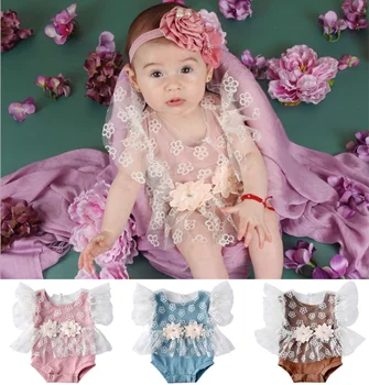 Dvotinst Newborn Photography Props for Baby Girls Cute Lace Soft Outfits Bebe Bodysuit Fotografia Studio Shoots Photo Props 
Dvotinst Newborn Photography Props for Baby Girls Cute Lace Soft Outfits Bebe Bodysuit Fotografia Studio Shoots Photo Props