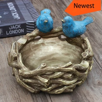 European Personality Home Decorations American Vintage Village Bird Nest Storage Plate Desktop Storage Rack Ornaments Sculptures
European Personality Home Decorations American Vintage Village Bird Nest Storage Plate Desktop Storage Rack Ornaments Sculptures