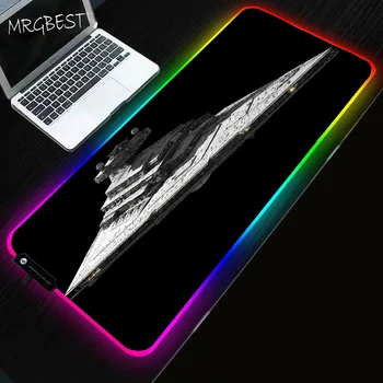 MRGBEST Space Battleship HD Office Computer Desk Mat Black Lock Edge Star Wars Large XL RGB LED Mouse Pad Rubber Stripe Non-slip
MRGBEST Space Battleship HD Office Computer Desk Mat Black Lock Edge Star Wars Large XL RGB LED Mouse Pad Rubber Stripe Non-slip