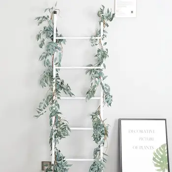 Gray/Green Simulation Willow Leaves Artificial Eucalyptus Rattan Artificial Willow Vine Party Festive Restaurant Wreath
Gray/Green Simulation Willow Leaves Artificial Eucalyptus Rattan Artificial Willow Vine Party Festive Restaurant Wreath