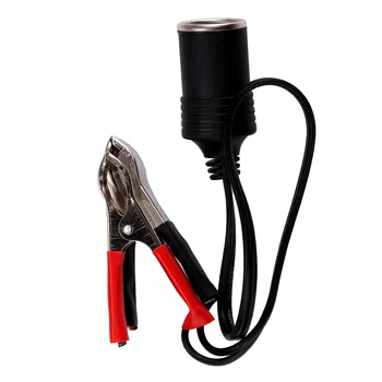 12V Car Battery Terminal Clip-on Cigarette Lighter Power Socket Adapter Clip-On Cigarette Lighter Adapter #LR2
12V Car Battery Terminal Clip-on Cigarette Lighter Power Socket Adapter Clip-On Cigarette Lighter Adapter #LR2